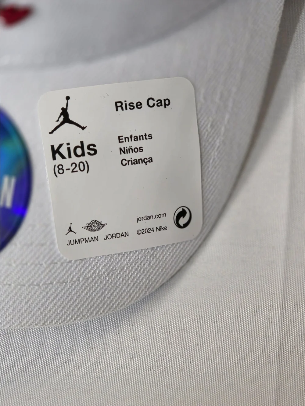 Jordan Official Jumpman Headwear Kids 8-20 Rise Hat With Embroidered Logo